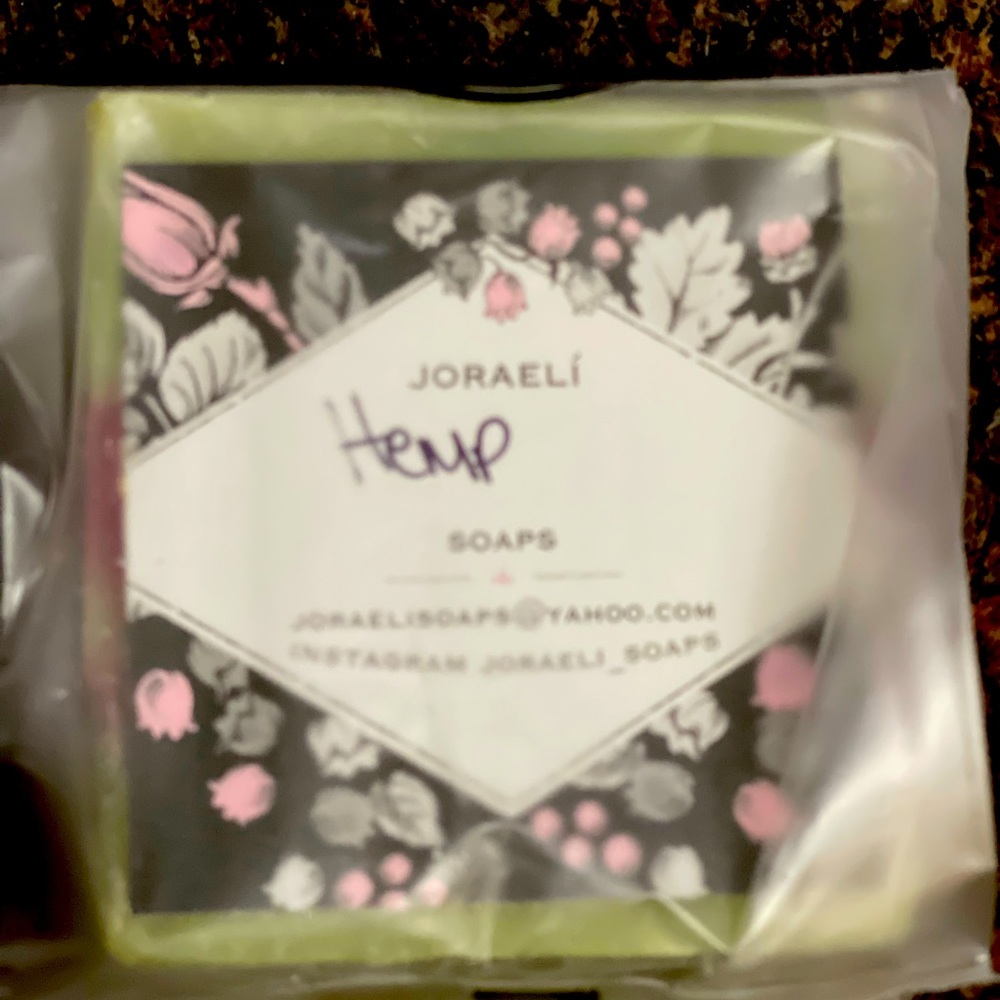 3 different bars of soap all natural